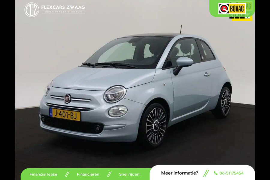 Fiat 500 1.0 Hybrid Launch Edition - Panodak - Climate - Media CarPlay - Org.NL