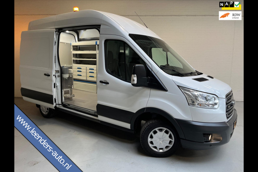 Ford Transit Servicewagen 310 2.0 TDCI 131pk euro6 L2H3 Trend 3Persoons, Sortimo Inrichting, Trekhaak, Navigatie, Rijklaarprijs!