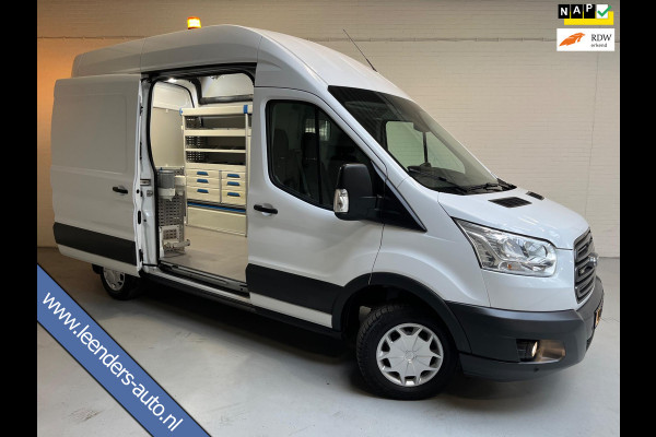 Ford Transit Servicewagen 310 2.0 TDCI 131pk euro6 L2H3 Trend 3Persoons, Sortimo Inrichting, Trekhaak, Navigatie, Rijklaarprijs!