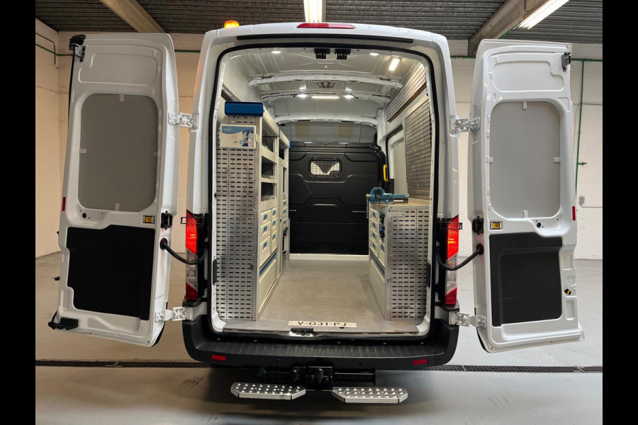 Ford Transit Servicewagen 310 2.0 TDCI 131pk euro6 L2H3 Trend 3Persoons, Sortimo Inrichting, Trekhaak, Navigatie, Rijklaarprijs!