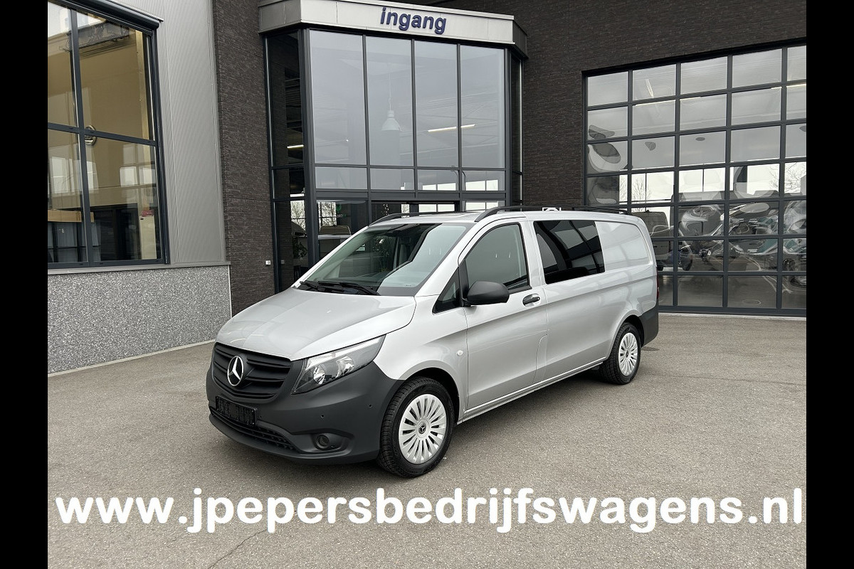 Mercedes-Benz Vito 116 CDI Lang Dubbele cabine / Distronic / Camera / Parkeersensoren / Navigatie / Airco
