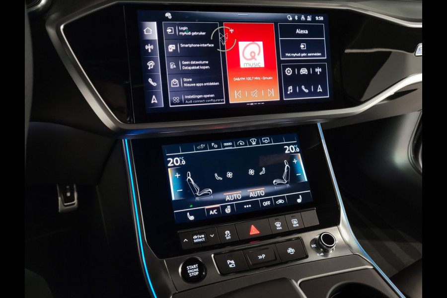 Audi A6 Avant 55 TFSI e quattro Pro Line S Competition B&O 3D|Sportstoelen+|Comfortsleutel|HUD|Fijnnappa|21"|Zwart optiek