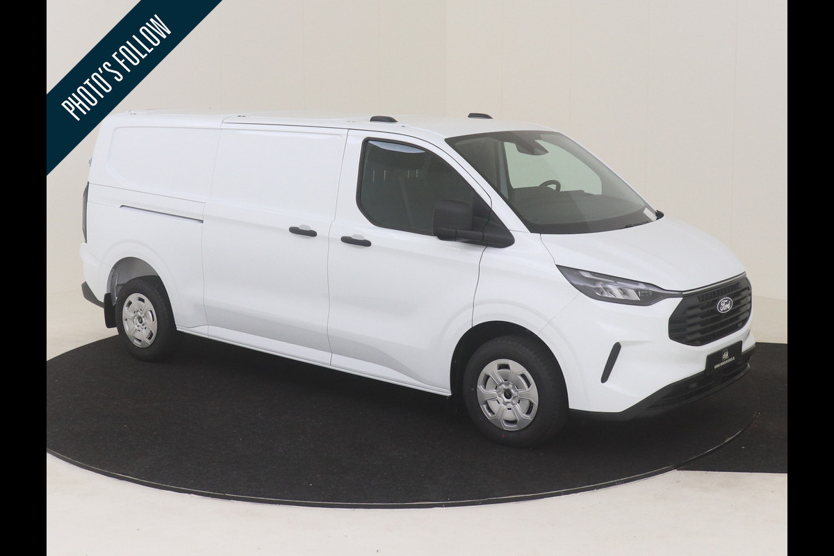 Ford Transit Custom 320L L2H1 Trend 136 PK NIEUW MODEL LED AIRCO CRUISE CONTROL CAMERA NAVIGATIE DMV CARPLAY LAADRUIMTE BETIMMERING DAKDRAGERS