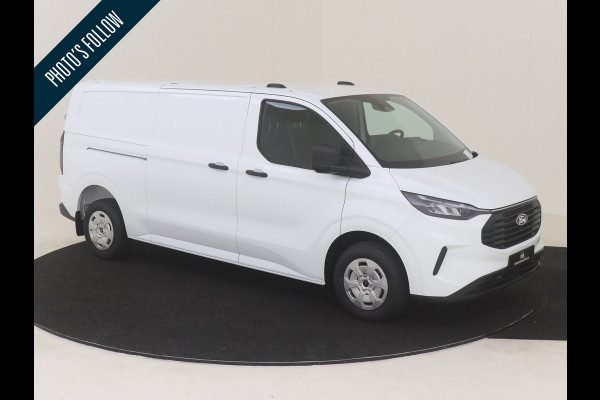 Ford Transit Custom 320L L2H1 Trend 136 PK NIEUW MODEL LED AIRCO CRUISE CONTROL CAMERA NAVIGATIE DMV CARPLAY LAADRUIMTE BETIMMERING DAKDRAGERS