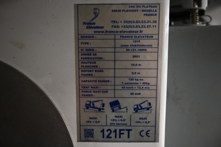 Mercedes-Benz Sprinter 316 CDI L2H2 Hoogwerker Lift, France Elevateur 121FT