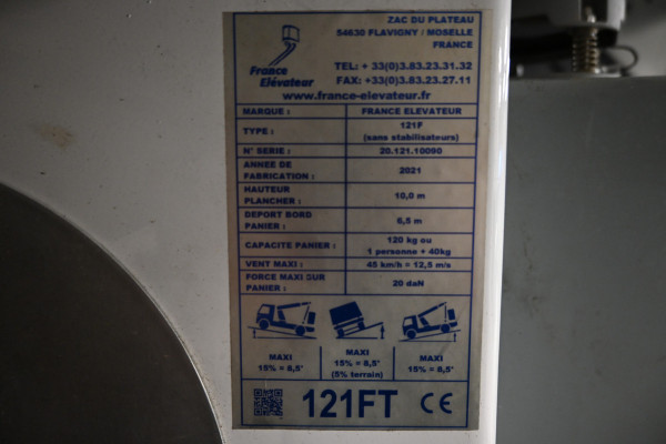 Mercedes-Benz Sprinter 316 CDI L2H2 Hoogwerker Lift, France Elevateur 121FT