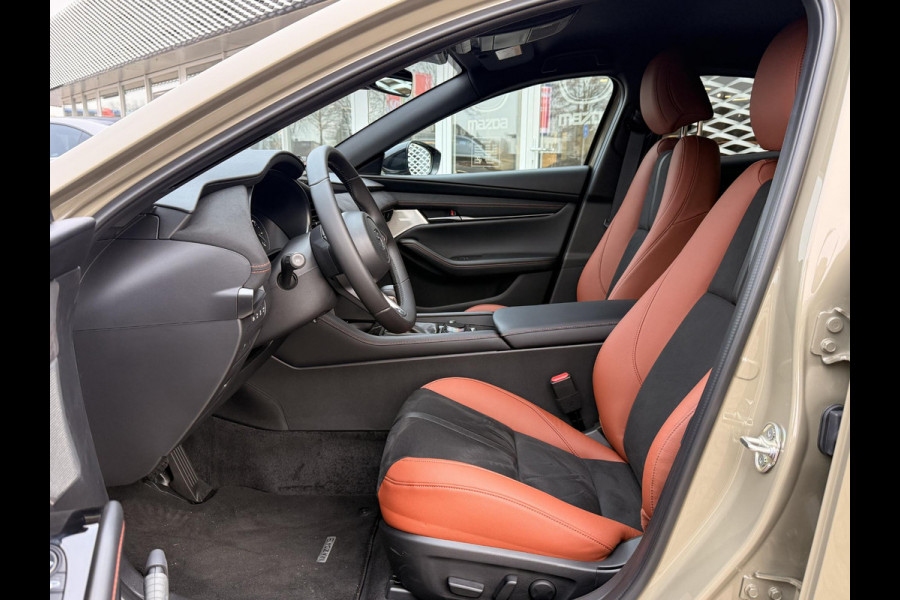 Mazda 3 2.5 e-SkyActiv-G M Hybrid 140 Nagisa | AUTOMAAT | ALL SEASON | CAMERA | PARKEER SENSOREN VOOR EN ACHTER |