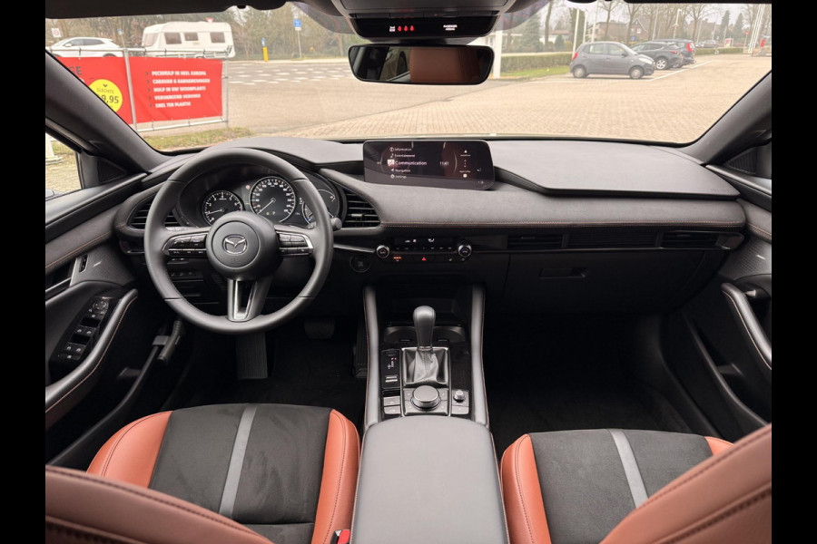 Mazda 3 2.5 e-SkyActiv-G M Hybrid 140 Nagisa | AUTOMAAT | ALL SEASON | CAMERA | PARKEER SENSOREN VOOR EN ACHTER |