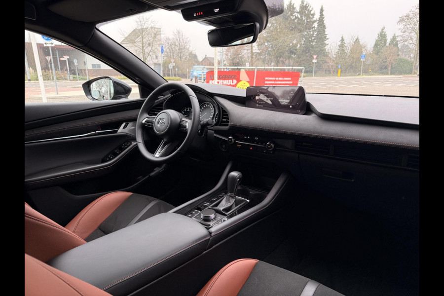 Mazda 3 2.5 e-SkyActiv-G M Hybrid 140 Nagisa | AUTOMAAT | ALL SEASON | CAMERA | PARKEER SENSOREN VOOR EN ACHTER |