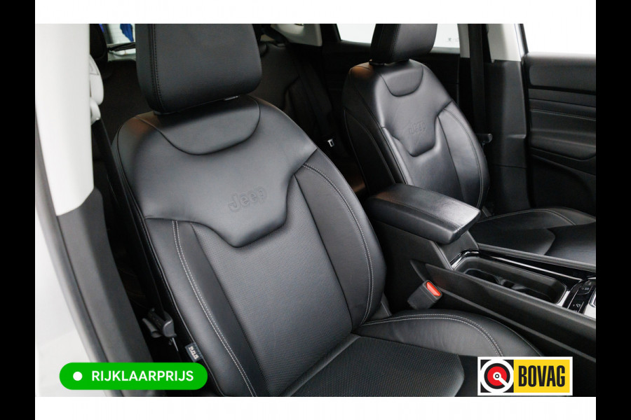 Jeep Compass 4xe 240 Hybrid Electric S 240 PK automaat | Leer | 19 Inch All-season | Stoel- Stuurverwarming Navigatie, Adaptive Cruise, Elektrische achterklep, Camera