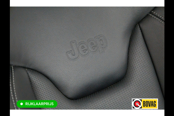 Jeep Compass 4xe 240 Hybrid Electric S 240 PK automaat | Leer | 19 Inch All-season | Stoel- Stuurverwarming Navigatie, Adaptive Cruise, Elektrische achterklep, Camera