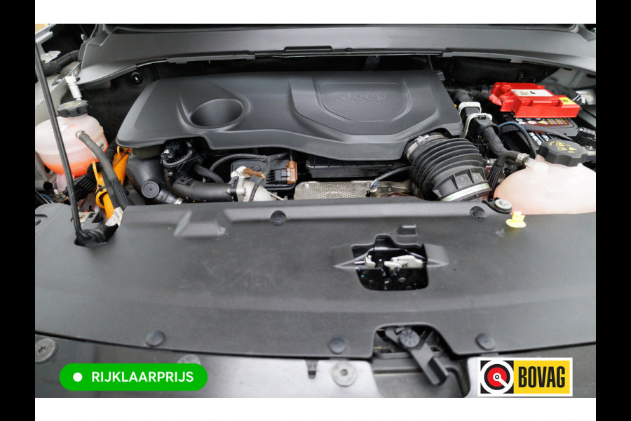 Jeep Compass 4xe 240 Hybrid Electric S 240 PK automaat | Leer | 19 Inch All-season | Stoel- Stuurverwarming Navigatie, Adaptive Cruise, Elektrische achterklep, Camera