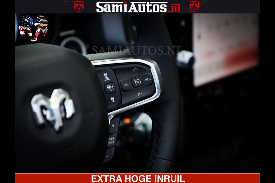 Dodge Ram 1500 Night Premium | Full Option | De Meest Luxe Pick-Up in zijn Klasse | Comfortabele Dubbele Cabine met Royale 5 Zitplaatsen | BPM vrij | Nu Leverbaar uit Voorraad | Voorraad Nr 2285 - 7648