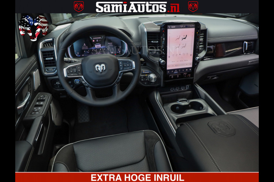 Dodge Ram 1500 Night Premium | Full Option | De Meest Luxe Pick-Up in zijn Klasse | Comfortabele Dubbele Cabine met Royale 5 Zitplaatsen | BPM vrij | Nu Leverbaar uit Voorraad | Voorraad Nr 2285 - 7648