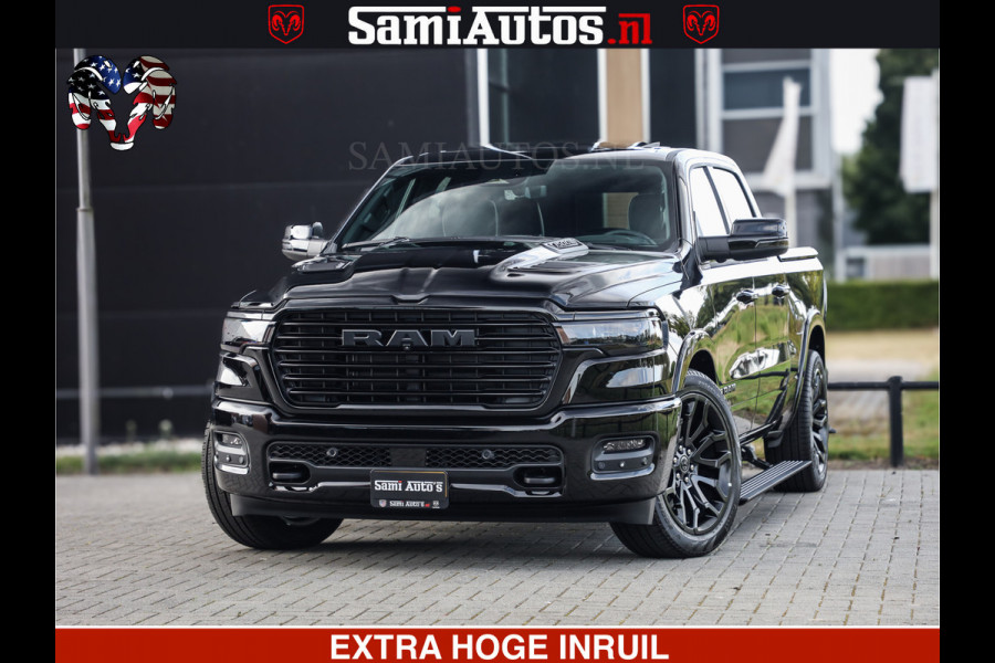 Dodge Ram 1500 Night Premium | Full Option | De Meest Luxe Pick-Up in zijn Klasse | Comfortabele Dubbele Cabine met Royale 5 Zitplaatsen | BPM vrij | Nu Leverbaar uit Voorraad | Voorraad Nr 2285 - 7648