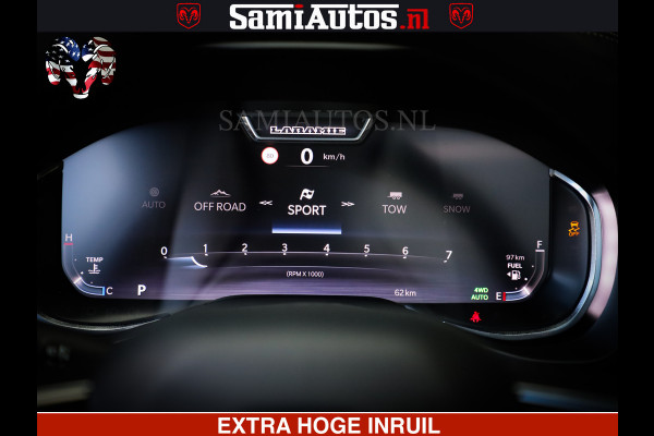 Dodge Ram 1500 Night Premium | Full Option | De Meest Luxe Pick-Up in zijn Klasse | Comfortabele Dubbele Cabine met Royale 5 Zitplaatsen | BPM vrij | Nu Leverbaar uit Voorraad | Voorraad Nr 2285 - 7648