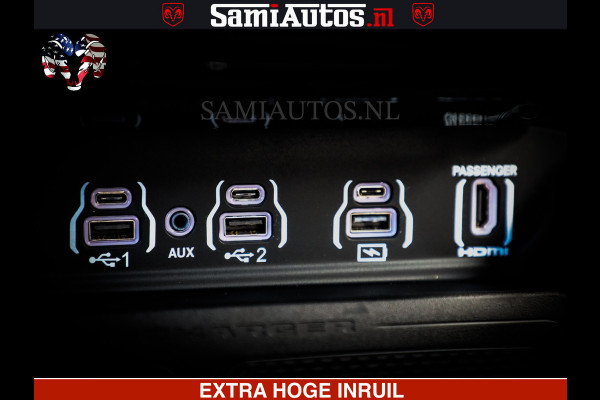 Dodge Ram 1500 Night Premium | Full Option | De Meest Luxe Pick-Up in zijn Klasse | Comfortabele Dubbele Cabine met Royale 5 Zitplaatsen | BPM vrij | Nu Leverbaar uit Voorraad | Voorraad Nr 2285 - 7648