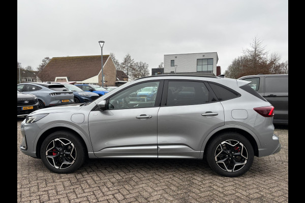 Ford Kuga 2.5 PHEV ST-Line X 243pk | orig. NL auto | Panoramadak | Wegklapbare trekhaak | Winter Pack | 19 inch | Adaptieve LED | Head up Display | Solar Silver