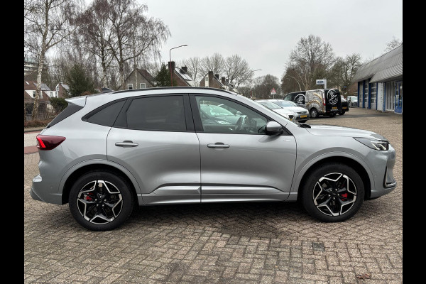 Ford Kuga 2.5 PHEV ST-Line X 243pk | orig. NL auto | Panoramadak | Wegklapbare trekhaak | Winter Pack | 19 inch | Adaptieve LED | Head up Display | Solar Silver