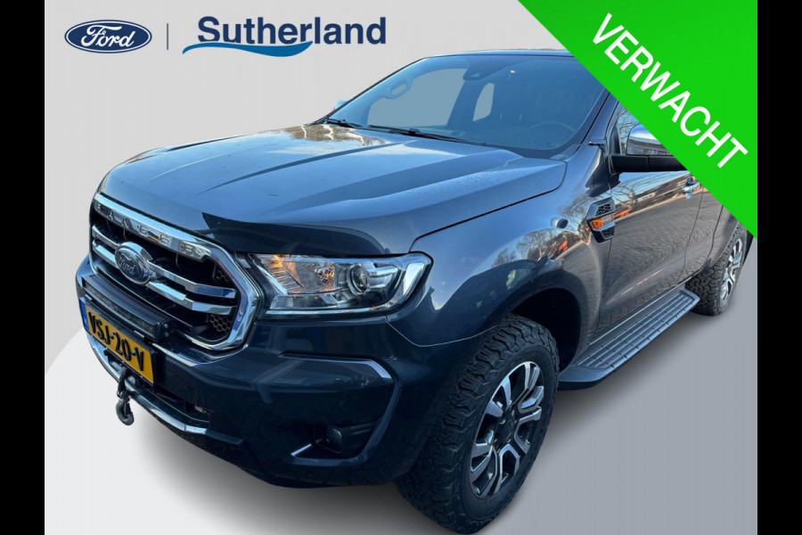 Ford Ranger 2.0 EcoBlue XLT Super Cab 170pk Automaat | Trekhaak | Hardtop Laadruimte | Achteruitrijcamera | 3.500kg Trekgewicht | Stoelverwarming | Dealer onderhouden