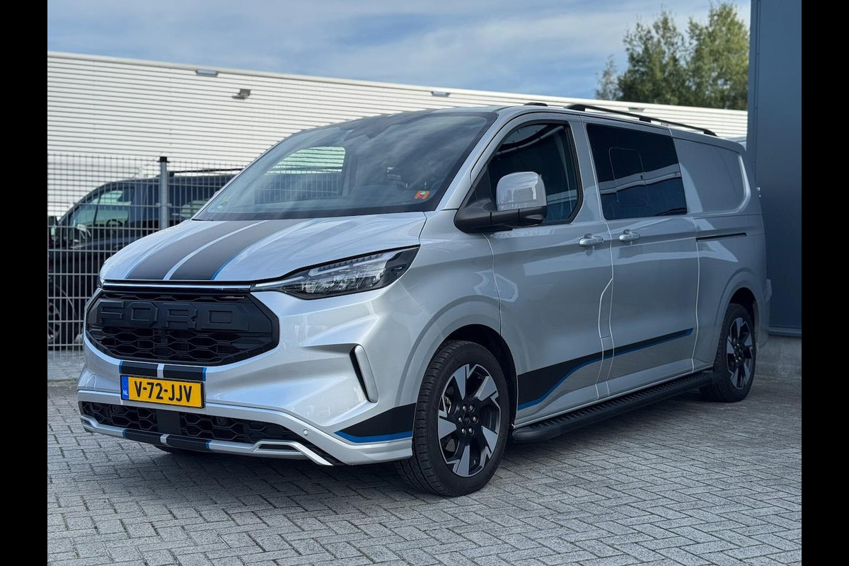 Ford Transit Custom 2.0 TDCI L2H1 Sport DC AWD 170pk | 2029 GARANTIE | Elek. Trekhaak 2500KG | Raptor | Digi Spiegel | 2x Schuif