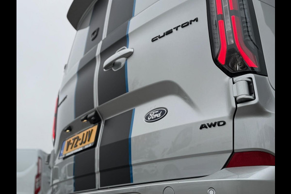 Ford Transit Custom 2.0 TDCI L2H1 Sport DC AWD 170pk | 2029 GARANTIE | Elek. Trekhaak 2500KG | Raptor | Digi Spiegel | 2x Schuif