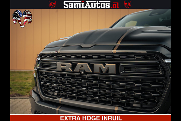 Dodge Ram 1500 Limited Night H.O 540HP 706Nm | Massage + Full Option | De Meest Luxe en Volle Pick-Up in zijn Klasse | Comfortabele Dubbele Cabine met Royale 5 Zitplaatsen | BPM vrij | Nu Leverbaar uit Voorraad | Voorraad Nr 2370 - 5411