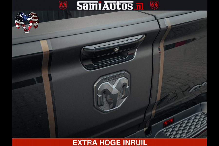 Dodge Ram 1500 Limited Night H.O 540HP 706Nm | Massage + Full Option | De Meest Luxe en Volle Pick-Up in zijn Klasse | Comfortabele Dubbele Cabine met Royale 5 Zitplaatsen | BPM vrij | Nu Leverbaar uit Voorraad | Voorraad Nr 2370 - 5411