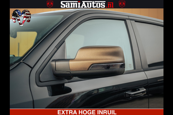 Dodge Ram 1500 Limited Night H.O 540HP 706Nm | Massage + Full Option | De Meest Luxe en Volle Pick-Up in zijn Klasse | Comfortabele Dubbele Cabine met Royale 5 Zitplaatsen | BPM vrij | Nu Leverbaar uit Voorraad | Voorraad Nr 2370 - 5411