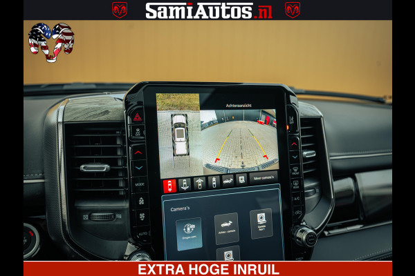 Dodge Ram 1500 Limited Night H.O 540HP 706Nm | Massage + Full Option | De Meest Luxe en Volle Pick-Up in zijn Klasse | Comfortabele Dubbele Cabine met Royale 5 Zitplaatsen | BPM vrij | Nu Leverbaar uit Voorraad | Voorraad Nr 2370 - 5411