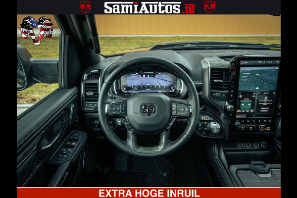 Dodge Ram 1500 Limited Night H.O 540HP 706Nm | Massage + Full Option | De Meest Luxe en Volle Pick-Up in zijn Klasse | Comfortabele Dubbele Cabine met Royale 5 Zitplaatsen | BPM vrij | Nu Leverbaar uit Voorraad | Voorraad Nr 2370 - 5411