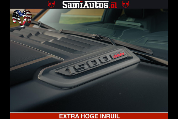 Dodge Ram 1500 Limited Night H.O 540HP 706Nm | Massage + Full Option | De Meest Luxe en Volle Pick-Up in zijn Klasse | Comfortabele Dubbele Cabine met Royale 5 Zitplaatsen | BPM vrij | Nu Leverbaar uit Voorraad | Voorraad Nr 2370 - 5411