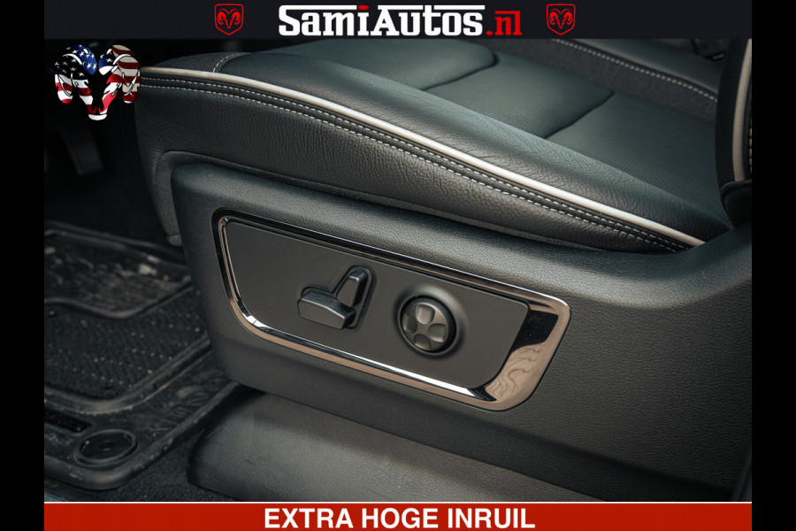 Dodge Ram 1500 Limited Night H.O 540HP 706Nm | Massage + Full Option | De Meest Luxe en Volle Pick-Up in zijn Klasse | Comfortabele Dubbele Cabine met Royale 5 Zitplaatsen | BPM vrij | Nu Leverbaar uit Voorraad | Voorraad Nr 2370 - 5411