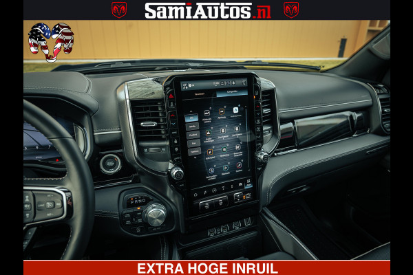 Dodge Ram 1500 Limited Night H.O 540HP 706Nm | Massage + Full Option | De Meest Luxe en Volle Pick-Up in zijn Klasse | Comfortabele Dubbele Cabine met Royale 5 Zitplaatsen | BPM vrij | Nu Leverbaar uit Voorraad | Voorraad Nr 2370 - 5411