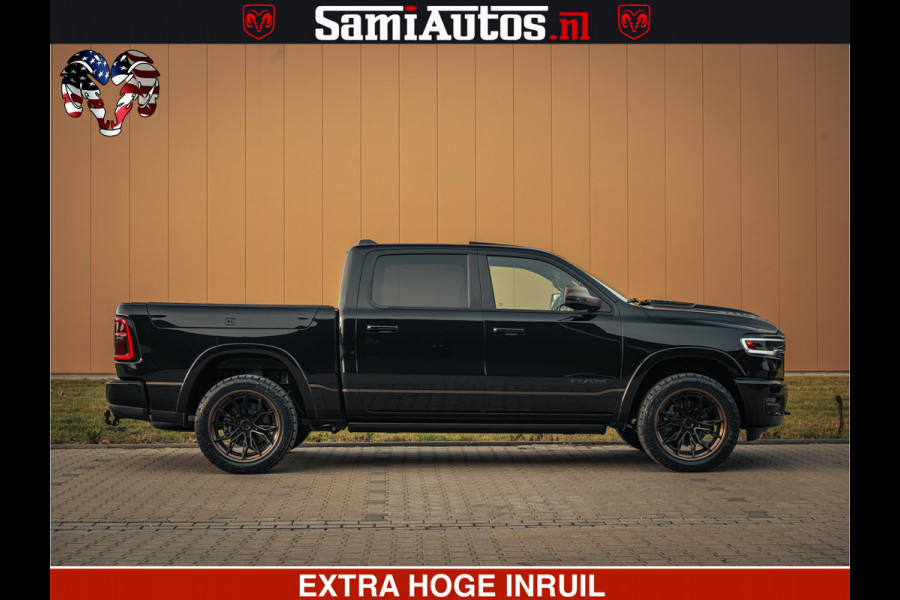 Dodge Ram 1500 Limited Night H.O 540HP 706Nm | Massage + Full Option | De Meest Luxe en Volle Pick-Up in zijn Klasse | Comfortabele Dubbele Cabine met Royale 5 Zitplaatsen | BPM vrij | Nu Leverbaar uit Voorraad | Voorraad Nr 2370 - 5411