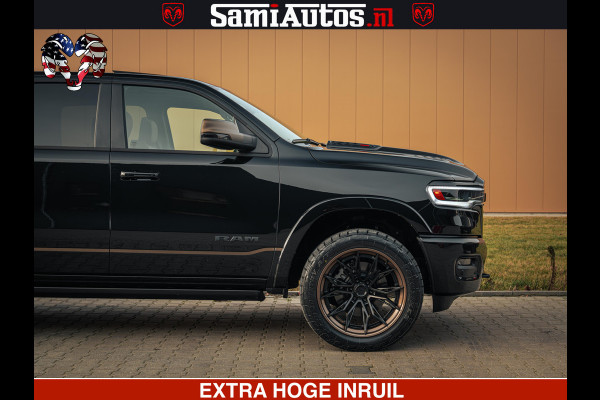 Dodge Ram 1500 Limited Night H.O 540HP 706Nm | Massage + Full Option | De Meest Luxe en Volle Pick-Up in zijn Klasse | Comfortabele Dubbele Cabine met Royale 5 Zitplaatsen | BPM vrij | Nu Leverbaar uit Voorraad | Voorraad Nr 2370 - 5411