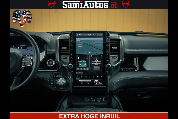 Dodge Ram 1500 Limited Night H.O 540HP 706Nm | Massage + Full Option | De Meest Luxe en Volle Pick-Up in zijn Klasse | Comfortabele Dubbele Cabine met Royale 5 Zitplaatsen | BPM vrij | Nu Leverbaar uit Voorraad | Voorraad Nr 2370 - 5411