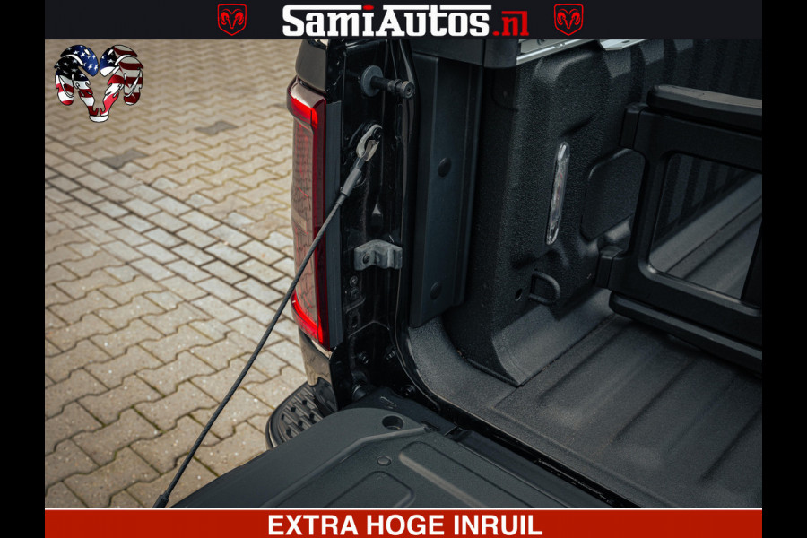Dodge Ram 1500 Limited Night H.O 540HP 706Nm | Massage + Full Option | De Meest Luxe en Volle Pick-Up in zijn Klasse | Comfortabele Dubbele Cabine met Royale 5 Zitplaatsen | BPM vrij | Nu Leverbaar uit Voorraad | Voorraad Nr 2370 - 5411
