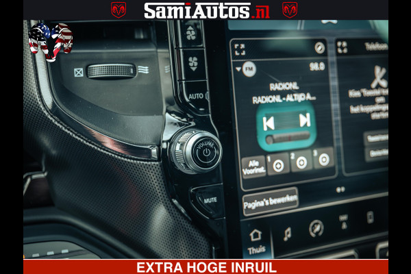 Dodge Ram 1500 Limited Night H.O 540HP 706Nm | Massage + Full Option | De Meest Luxe en Volle Pick-Up in zijn Klasse | Comfortabele Dubbele Cabine met Royale 5 Zitplaatsen | BPM vrij | Nu Leverbaar uit Voorraad | Voorraad Nr 2370 - 5411