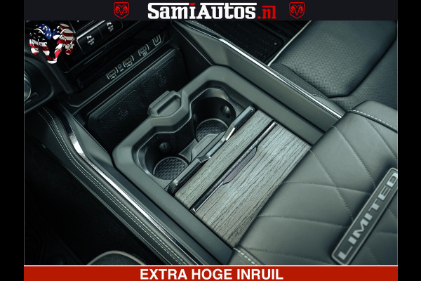 Dodge Ram 1500 Limited Night H.O 540HP 706Nm | Massage + Full Option | De Meest Luxe en Volle Pick-Up in zijn Klasse | Comfortabele Dubbele Cabine met Royale 5 Zitplaatsen | BPM vrij | Nu Leverbaar uit Voorraad | Voorraad Nr 2370 - 5411
