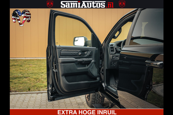 Dodge Ram 1500 Limited Night H.O 540HP 706Nm | Massage + Full Option | De Meest Luxe en Volle Pick-Up in zijn Klasse | Comfortabele Dubbele Cabine met Royale 5 Zitplaatsen | BPM vrij | Nu Leverbaar uit Voorraad | Voorraad Nr 2370 - 5411