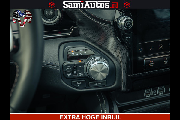 Dodge Ram 1500 Limited Night H.O 540HP 706Nm | Massage + Full Option | De Meest Luxe en Volle Pick-Up in zijn Klasse | Comfortabele Dubbele Cabine met Royale 5 Zitplaatsen | BPM vrij | Nu Leverbaar uit Voorraad | Voorraad Nr 2370 - 5411