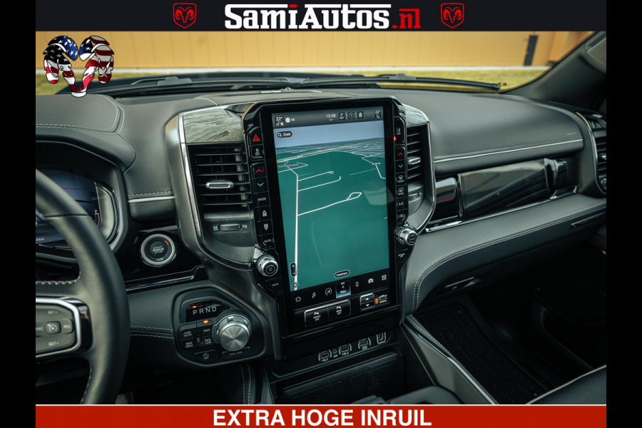 Dodge Ram 1500 Limited Night H.O 540HP 706Nm | Massage + Full Option | De Meest Luxe en Volle Pick-Up in zijn Klasse | Comfortabele Dubbele Cabine met Royale 5 Zitplaatsen | BPM vrij | Nu Leverbaar uit Voorraad | Voorraad Nr 2370 - 5411