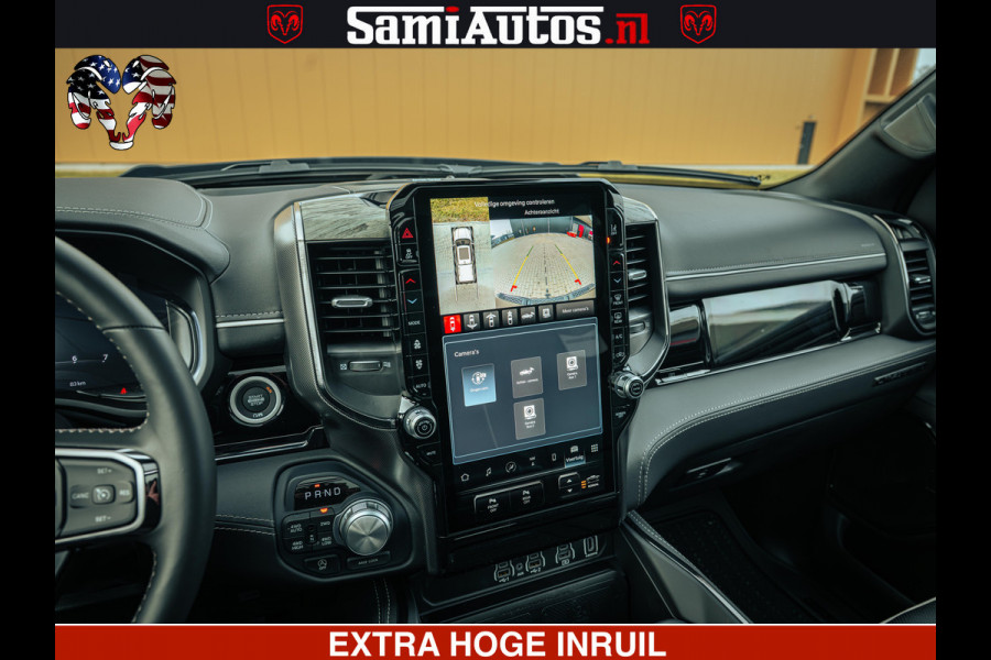 Dodge Ram 1500 Limited Night H.O 540HP 706Nm | Massage + Full Option | De Meest Luxe en Volle Pick-Up in zijn Klasse | Comfortabele Dubbele Cabine met Royale 5 Zitplaatsen | BPM vrij | Nu Leverbaar uit Voorraad | Voorraad Nr 2370 - 5411