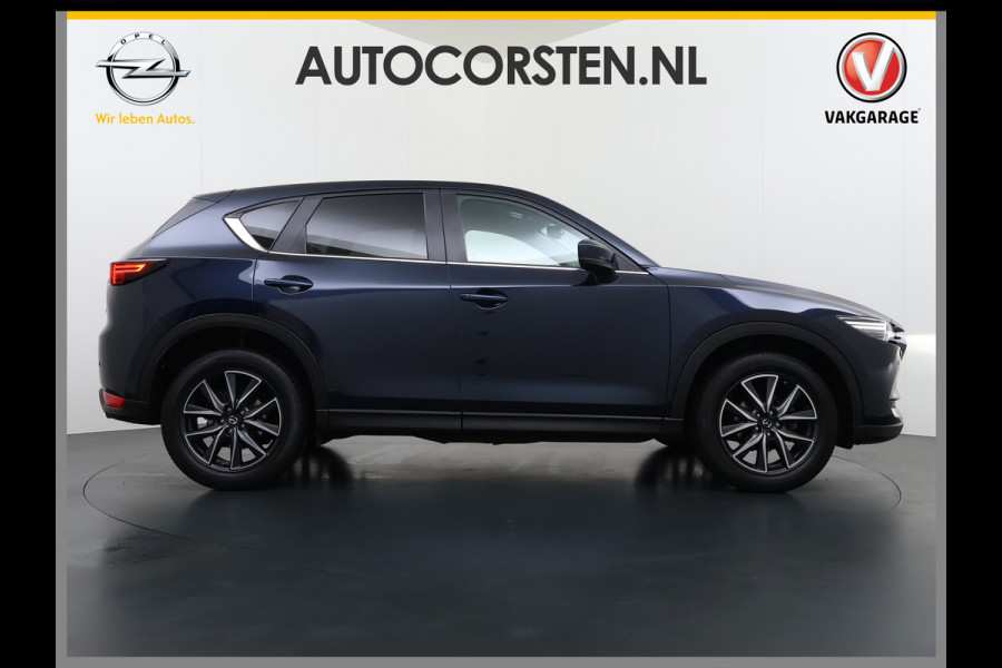 Mazda CX-5 2.0I AUT.6 165pk GT M Elektr.Mem.Stoel Leer Trekhaak Bose®-Audio Apple Carplay Android Auto Navi Camera Stoel+Stuurverwarming Pd Dodehoek detector Cruise control Led Privacy Glas Bluetooth Lmv 19" Origineel Nederlandse, zeer complete Mazda CX-5 SUPERCARAVANTREKKER 2.000KG Trekgewicht