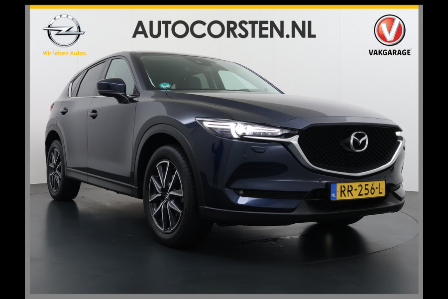 Mazda CX-5 2.0I AUT.6 165pk GT M Elektr.Mem.Stoel Leer Trekhaak Bose®-Audio Apple Carplay Android Auto Navi Camera Stoel+Stuurverwarming Pd Dodehoek detector Cruise control Led Privacy Glas Bluetooth Lmv 19" Origineel Nederlandse, zeer complete Mazda CX-5 SUPERCARAVANTREKKER 2.000KG Trekgewicht