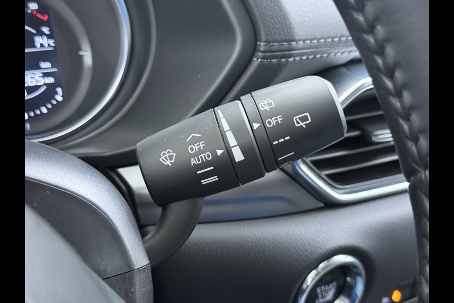 Mazda CX-5 2.0I AUT.6 165pk GT M Elektr.Mem.Stoel Leer Trekhaak Bose®-Audio Apple Carplay Android Auto Navi Camera Stoel+Stuurverwarming Pd Dodehoek detector Cruise control Led Privacy Glas Bluetooth Lmv 19" Origineel Nederlandse, zeer complete Mazda CX-5 SUPERCARAVANTREKKER 2.000KG Trekgewicht