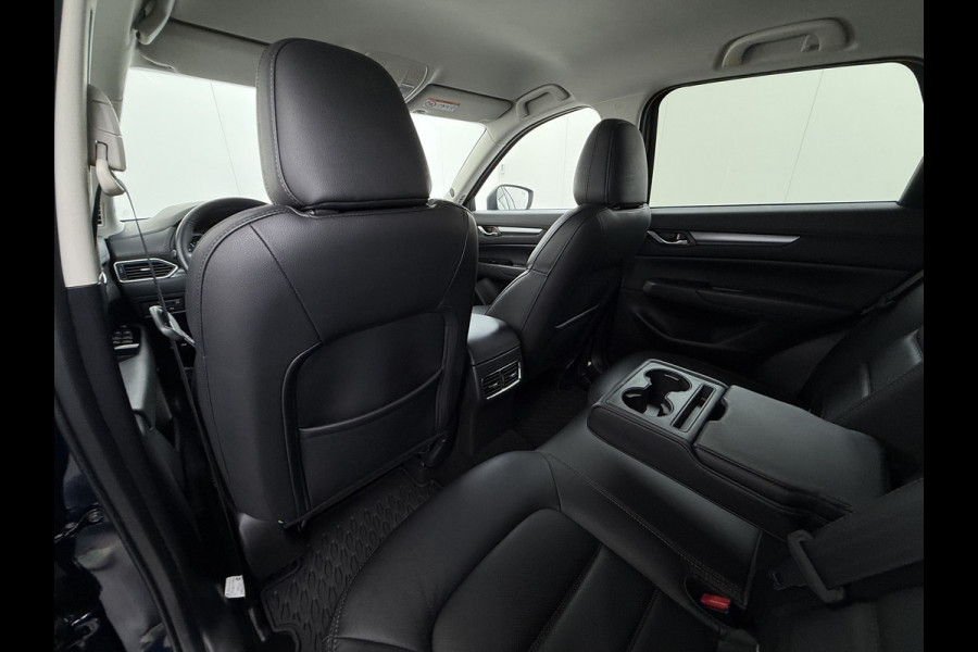 Mazda CX-5 2.0I AUT.6 165pk GT M Elektr.Mem.Stoel Leer Trekhaak Bose®-Audio Apple Carplay Android Auto Navi Camera Stoel+Stuurverwarming Pd Dodehoek detector Cruise control Led Privacy Glas Bluetooth Lmv 19" Origineel Nederlandse, zeer complete Mazda CX-5 SUPERCARAVANTREKKER 2.000KG Trekgewicht