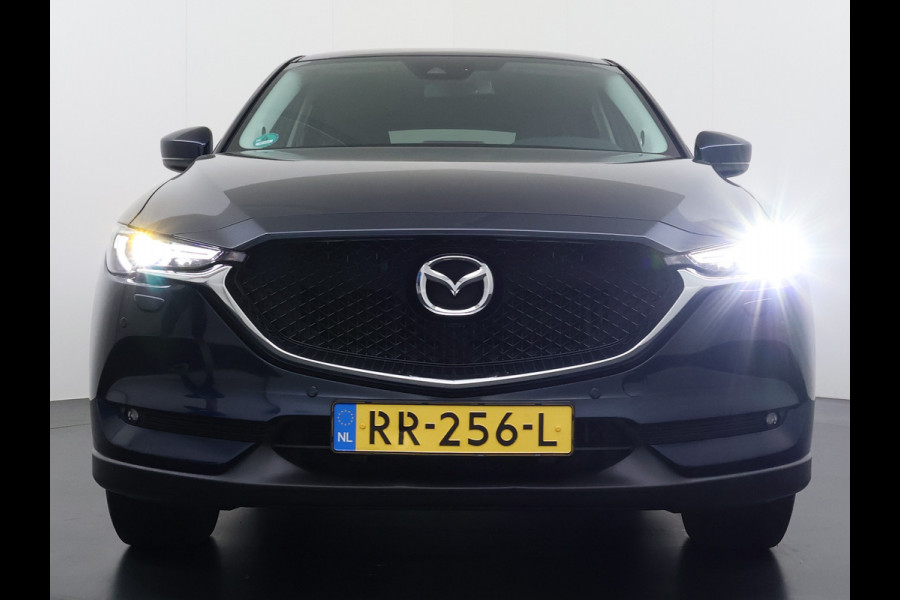 Mazda CX-5 2.0I AUT.6 165pk GT M Elektr.Mem.Stoel Leer Trekhaak Bose®-Audio Apple Carplay Android Auto Navi Camera Stoel+Stuurverwarming Pd Dodehoek detector Cruise control Led Privacy Glas Bluetooth Lmv 19" Origineel Nederlandse, zeer complete Mazda CX-5 SUPERCARAVANTREKKER 2.000KG Trekgewicht