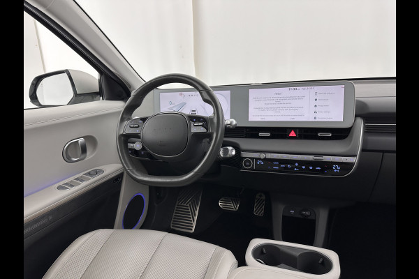 Hyundai IONIQ 5 Lounge 73kWh [ 3-Fase ] {SOH-97%} (INCL-BTW) Aut *HEATPUMP | LEATHER | PREMIUM-AUDIO | FULL-LED | ADAPTIVE-CRUISE | BLINDSPOT | DIGI-COCKPIT | AMBIENTLIGHT | DAB | SHIFT-PADDLES | HEAD-UP | NAVI-FULLMAP | KEYLESS | ...